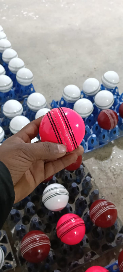 Pink Leather Cricket Ball Pack